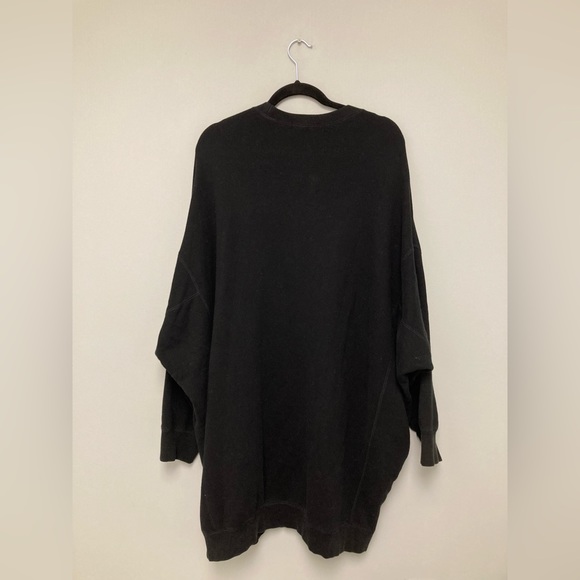 R13 Grunge Sweatshirt Dress - Washed Black. Size medium - Picture 12 of 13